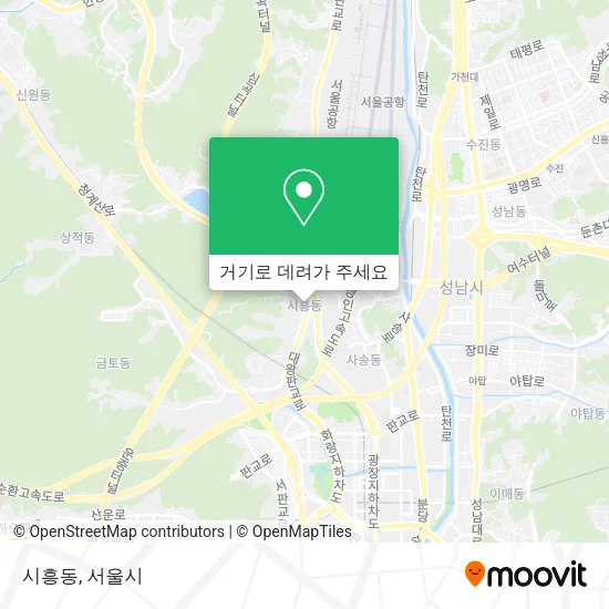 시흥동 지도