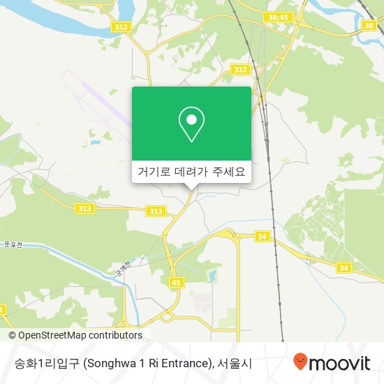 송화1리입구 (Songhwa 1 Ri Entrance) 지도
