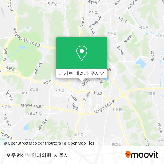 포우먼산부인과의원 지도