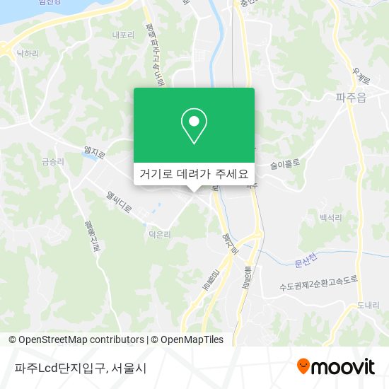 파주Lcd단지입구 지도