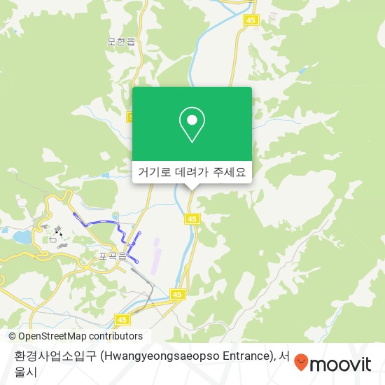 환경사업소입구 (Hwangyeongsaeopso Entrance) 지도