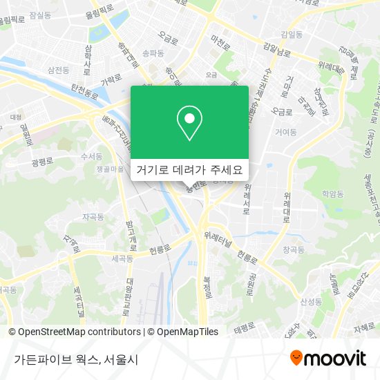 가든파이브 웍스 지도