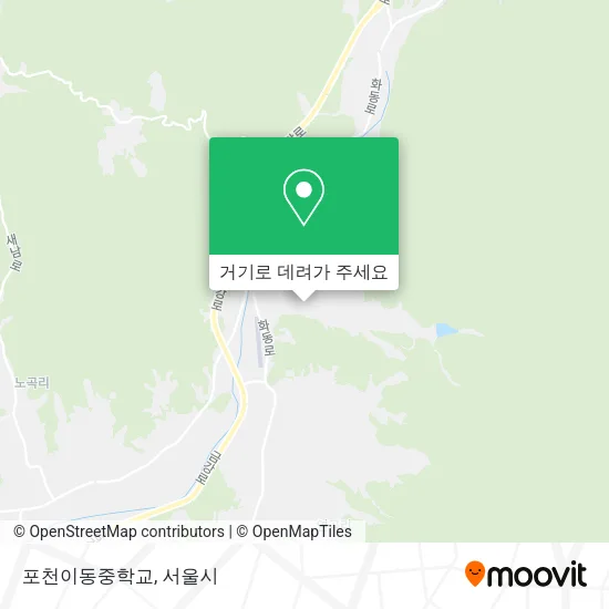포천이동중학교 지도