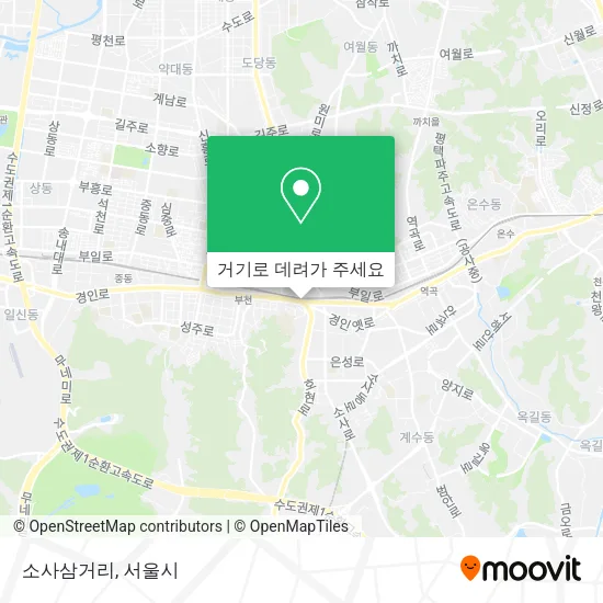 소사삼거리 지도