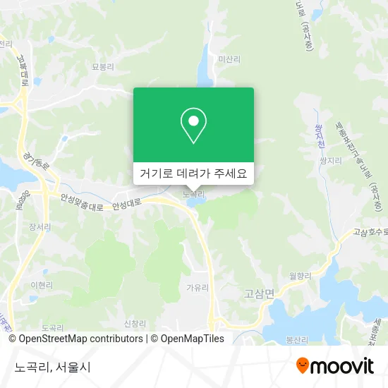 노곡리 지도