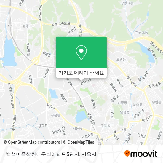 백설마을삼환나우빌아파트5단지 지도
