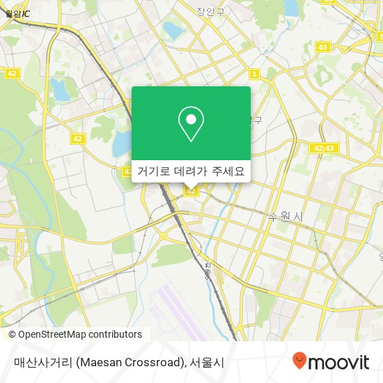 매산사거리 (Maesan Crossroad) 지도