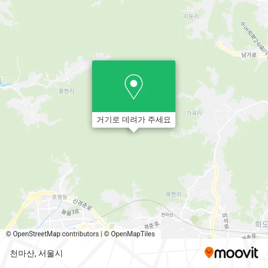 천마산 지도