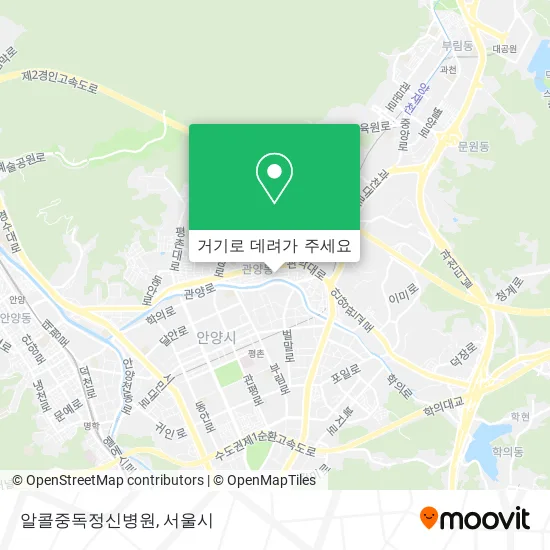 알콜중독정신병원 지도