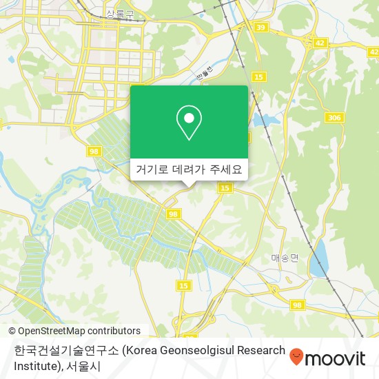 한국건설기술연구소 (Korea Geonseolgisul Research Institute) 지도