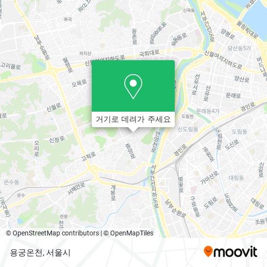 용궁온천 지도