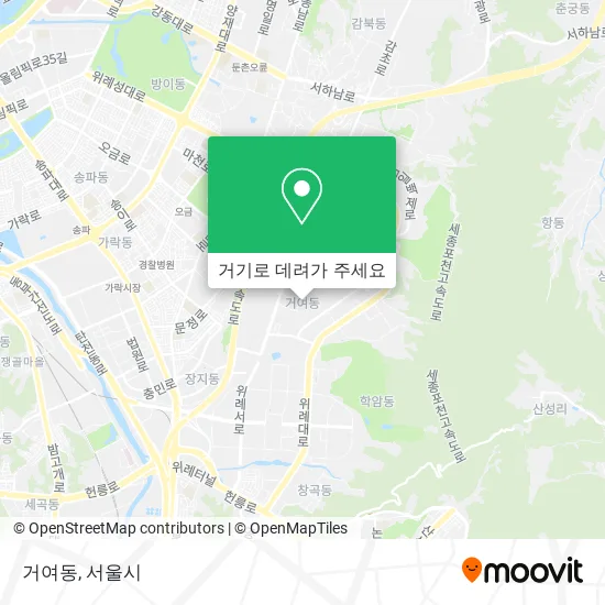 거여동 지도