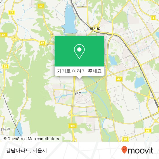 강남아파트 지도