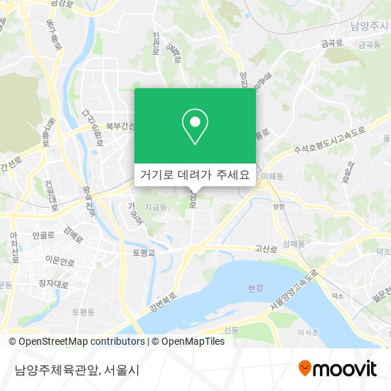 남양주체육관앞 지도