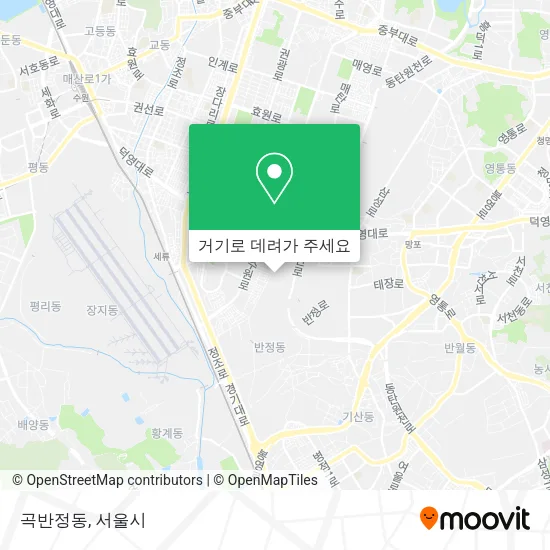 곡반정동 지도