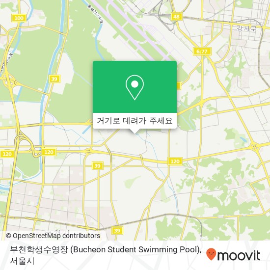 부천학생수영장 (Bucheon Student Swimming Pool) 지도