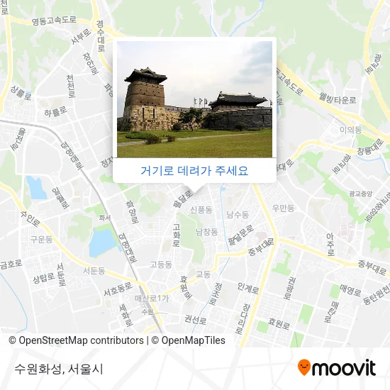 수원화성 지도