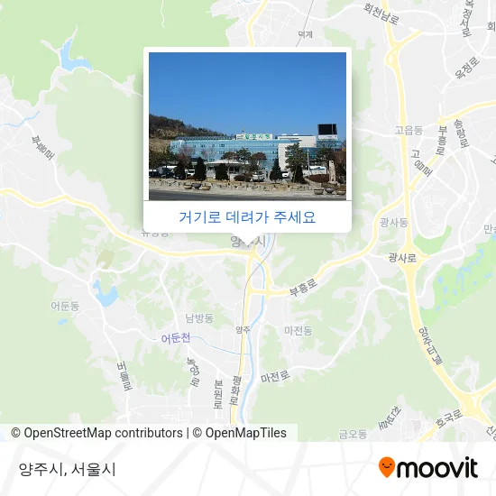 양주시 지도