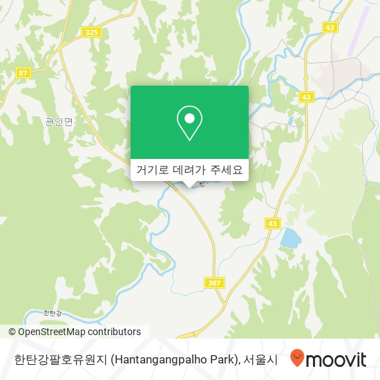 한탄강팔호유원지 (Hantangangpalho Park) 지도