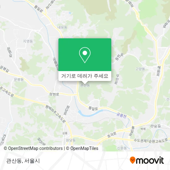 관산동 지도
