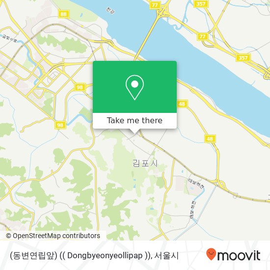 (동변연립앞) (( Dongbyeonyeollipap )) 지도