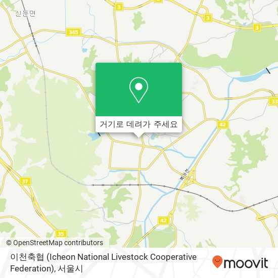 이천축협 (Icheon National Livestock Cooperative Federation) 지도