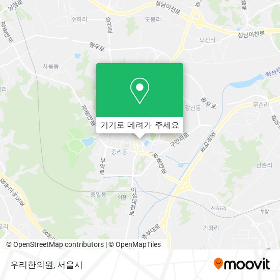 우리한의원 지도