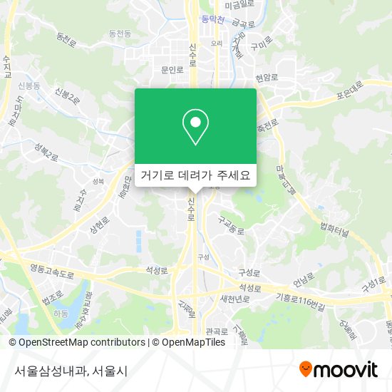 서울삼성내과 지도