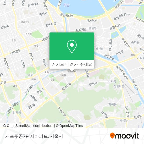 개포주공7단지아파트 지도