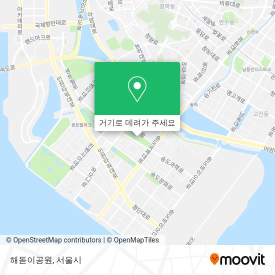 해돋이공원 지도