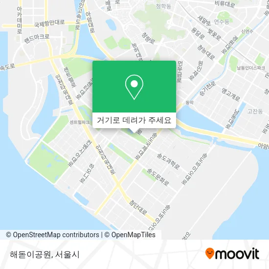 해돋이공원 지도