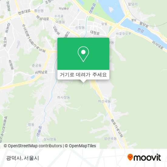 광덕사 지도