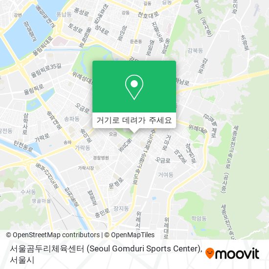 서울곰두리체육센터 (Seoul Gomduri Sports Center) 지도