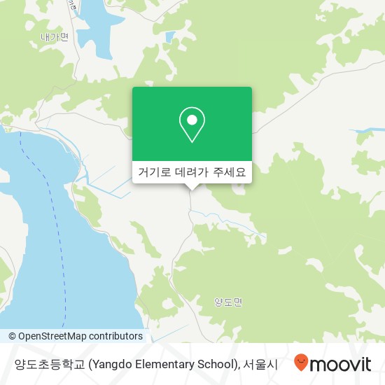 양도초등학교 (Yangdo Elementary School) 지도