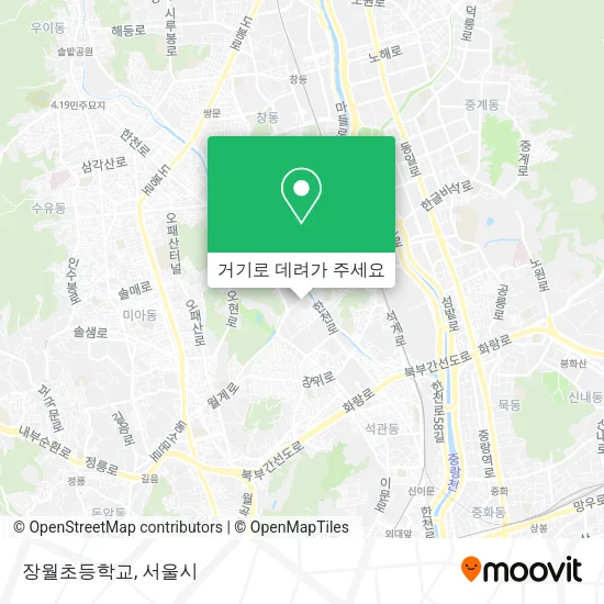 장월초등학교 지도