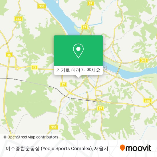 여주종합운동장 (Yeoju Sports Complex) 지도
