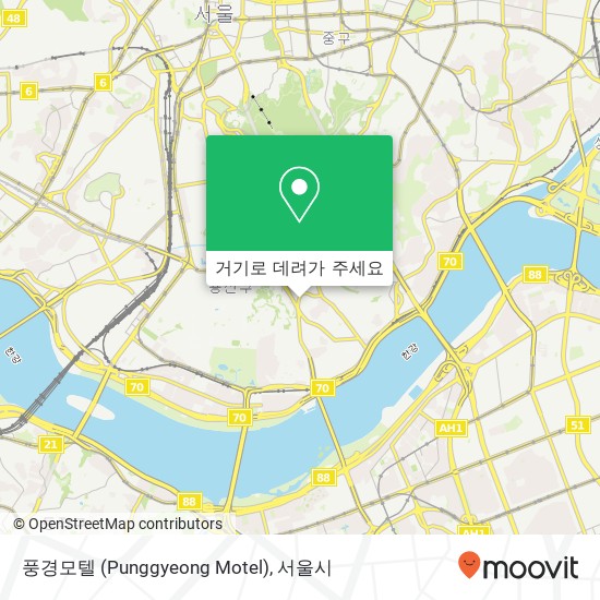 풍경모텔 (Punggyeong Motel) 지도