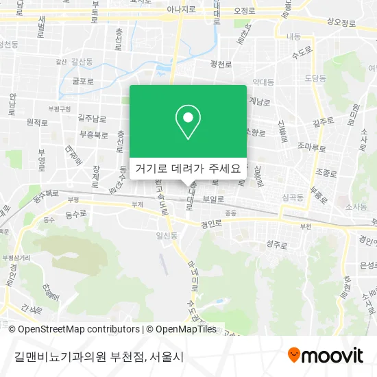 길맨비뇨기과의원 부천점 지도