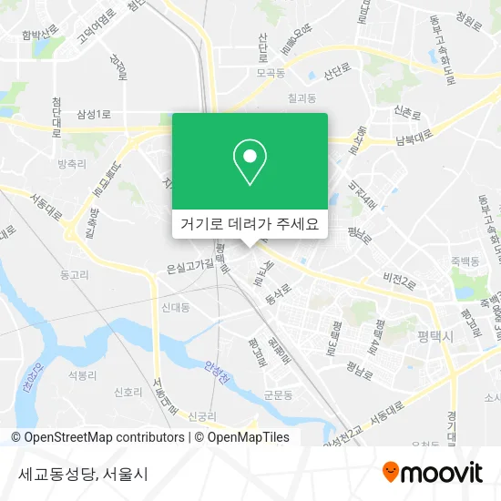 세교동성당 지도