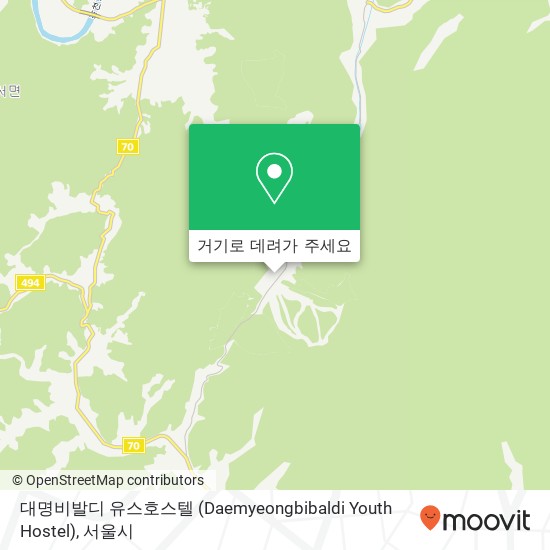 대명비발디 유스호스텔 (Daemyeongbibaldi Youth Hostel) 지도