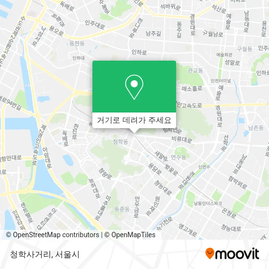 청학사거리 지도