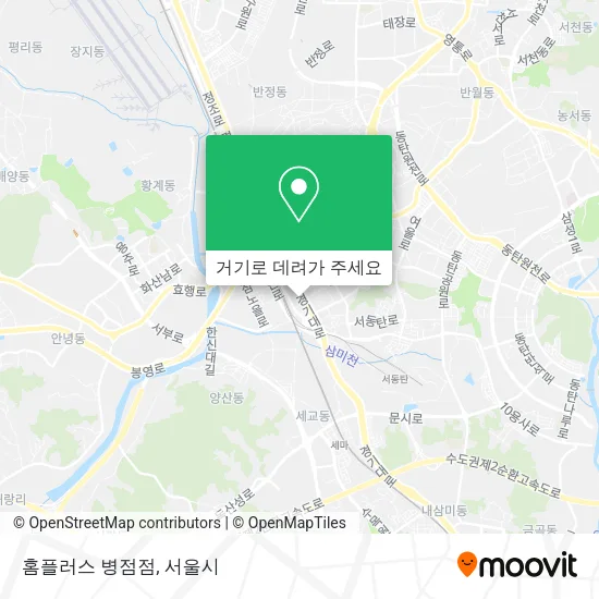 홈플러스 병점점 지도