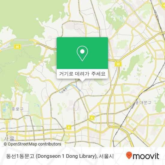 동선1동문고 (Dongseon 1 Dong Library) 지도