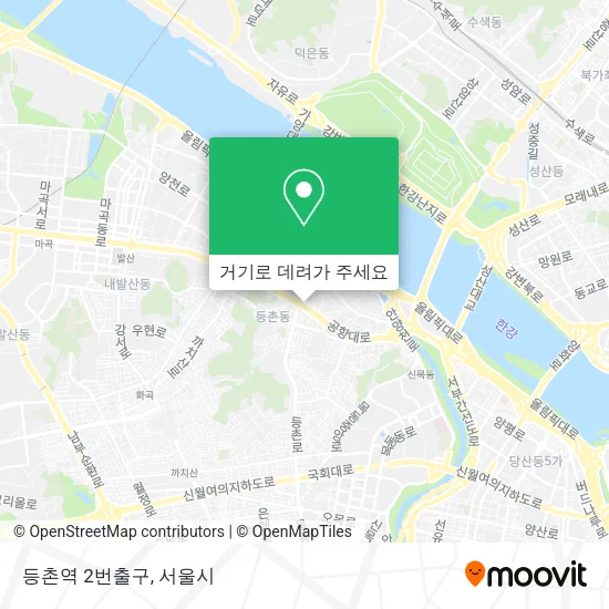 등촌역 2번출구 지도