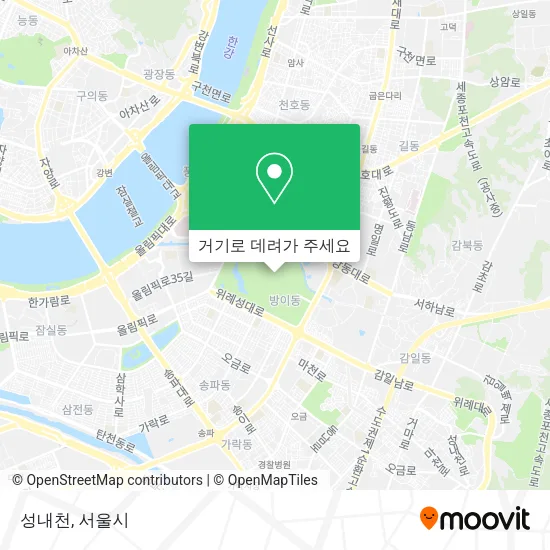 성내천 지도