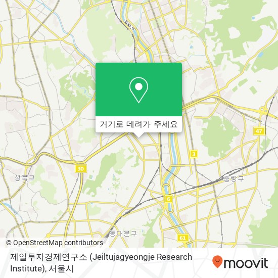 제일투자경제연구소 (Jeiltujagyeongje Research Institute) 지도