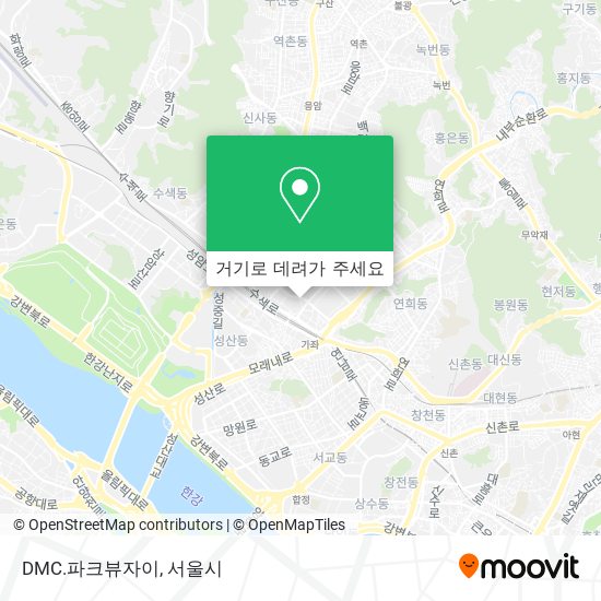 DMC.파크뷰자이 지도