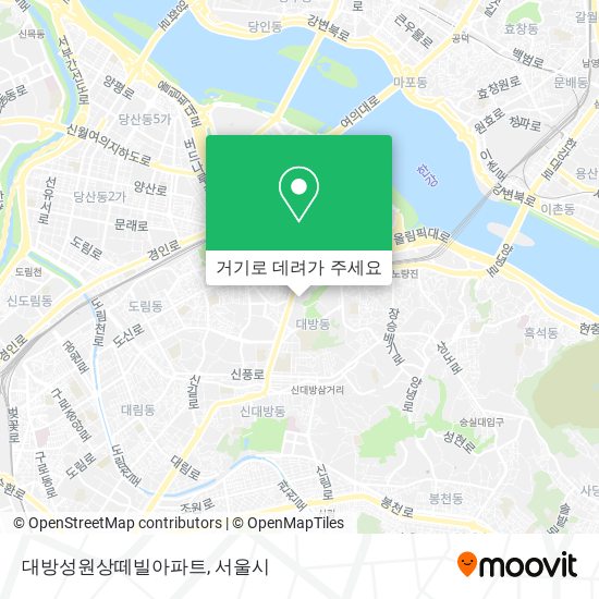 대방성원상떼빌아파트 지도