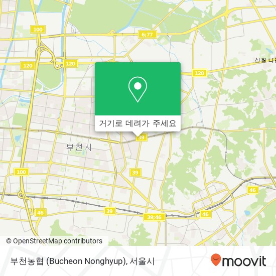 부천농협 (Bucheon Nonghyup) 지도