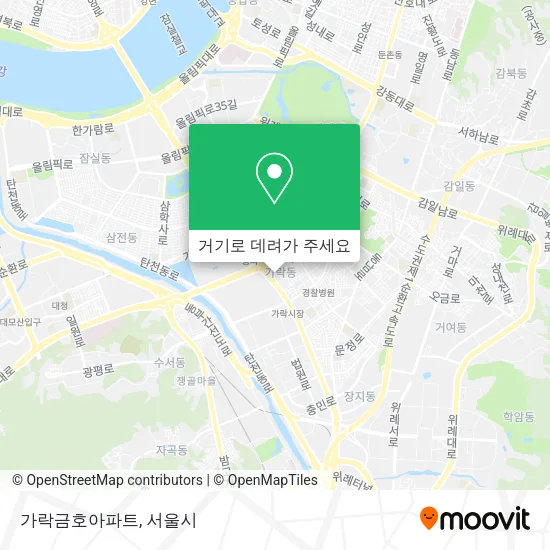 가락금호아파트 지도
